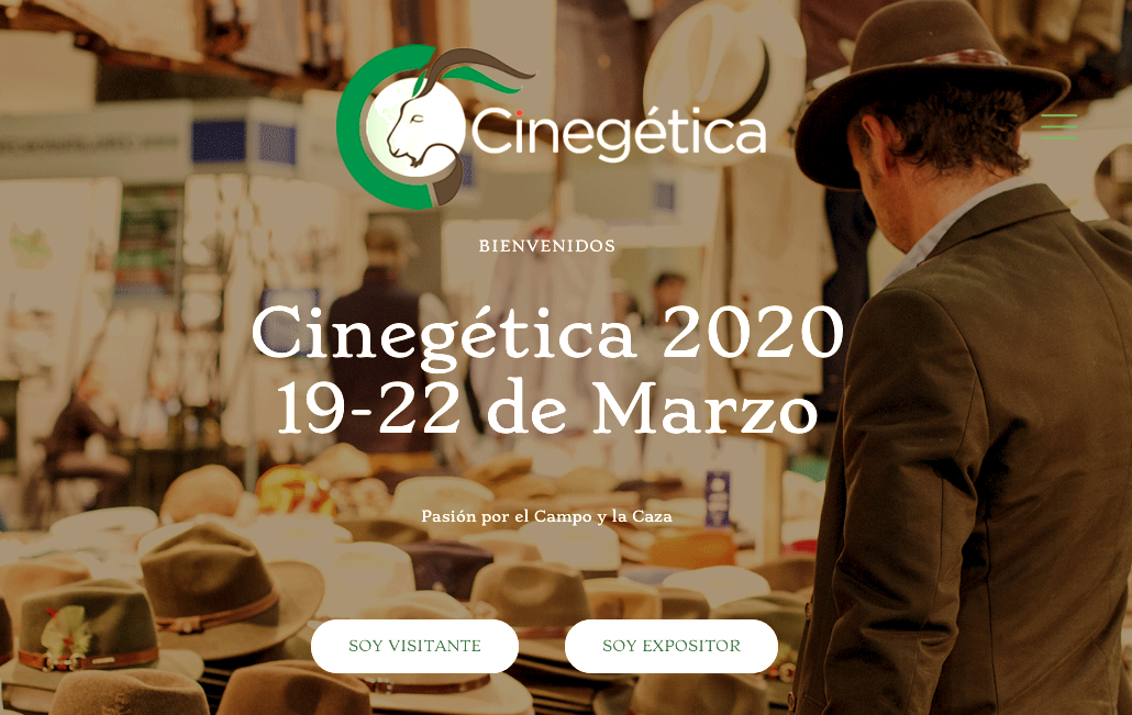 Cinegética 2020 renueva su web, más interactiva, para sus expositores y visitantes