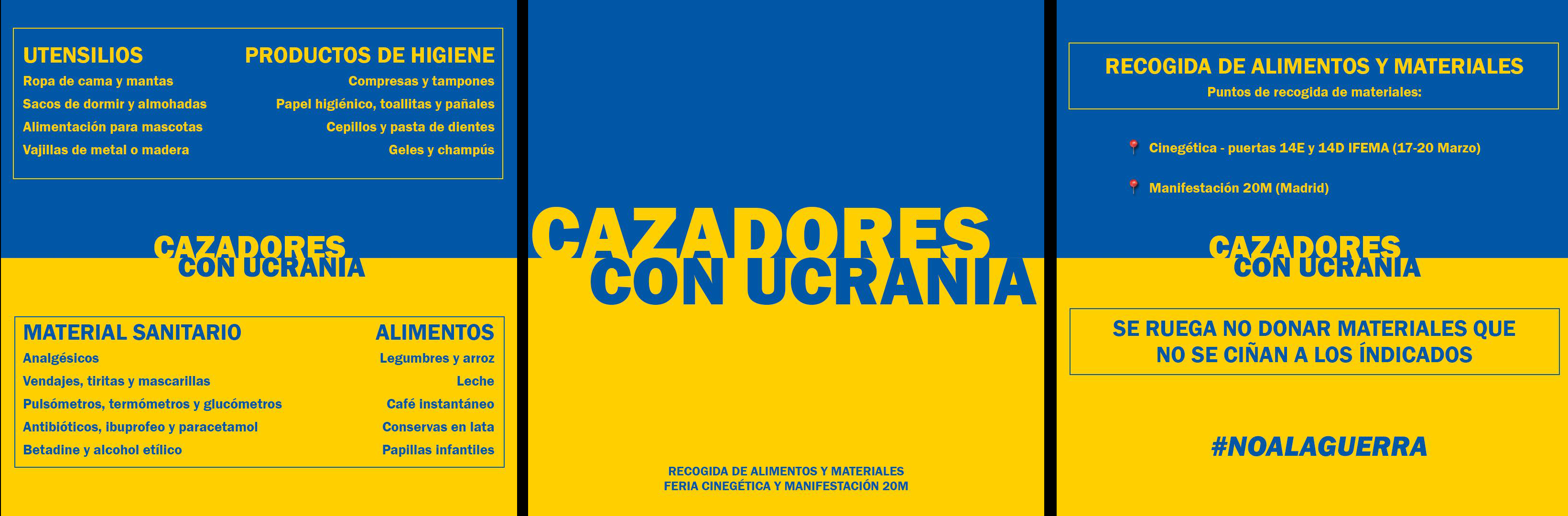 Cinegética solidaria ¡Cazadores con Ucrania!