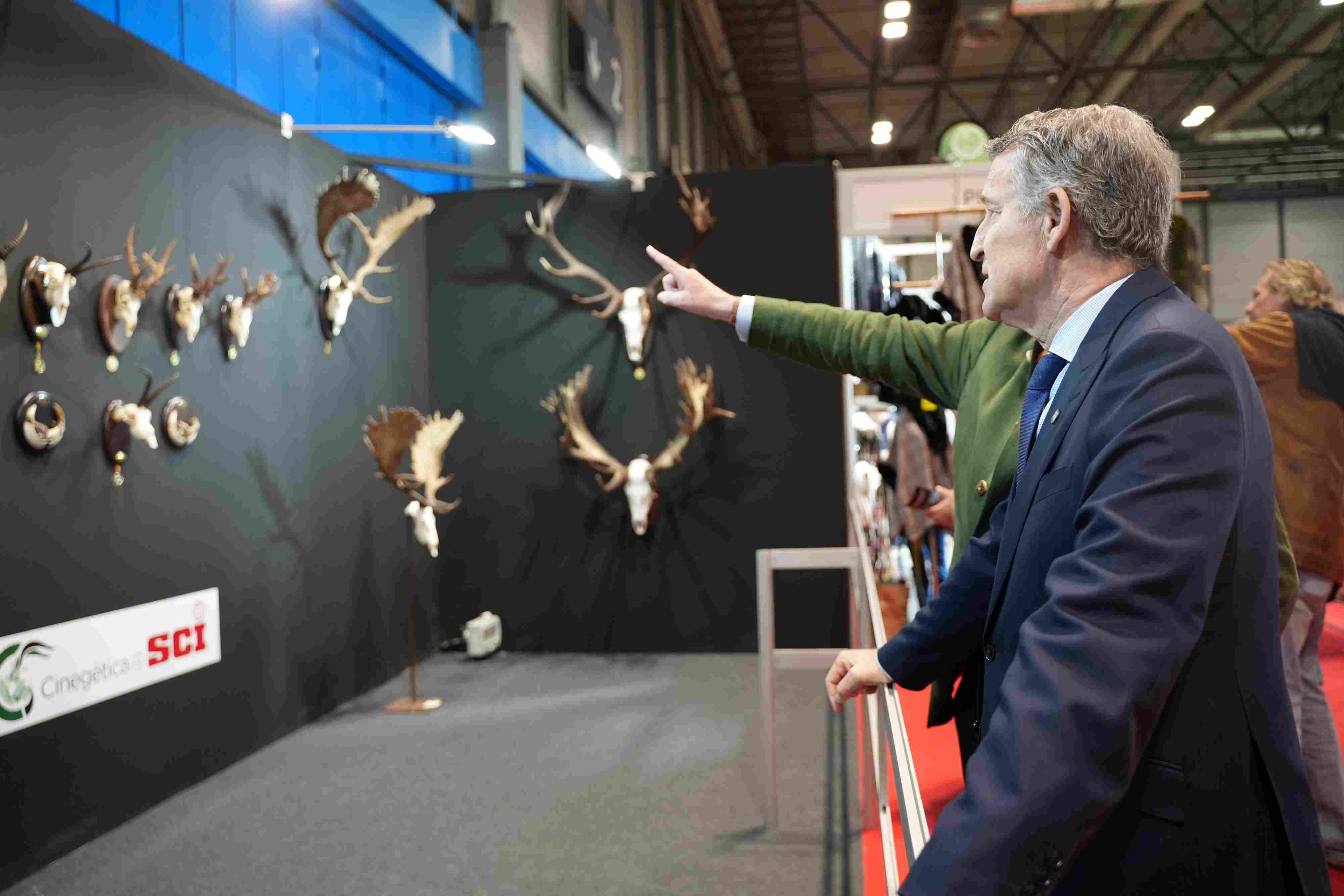 Cinegética+SCI recibe la visita de Alberto Núñez Feijóo