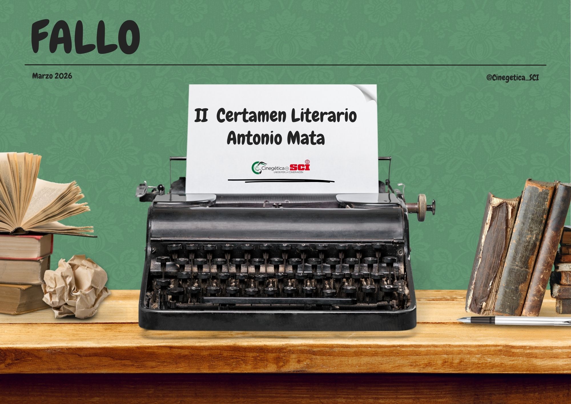 Sergio López Vidal gana el II Certamen Literario Antonio Mata